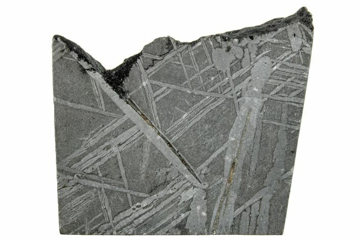 Etched Saint-Aubin Iron Meteorite Slice ( g) - France #258385